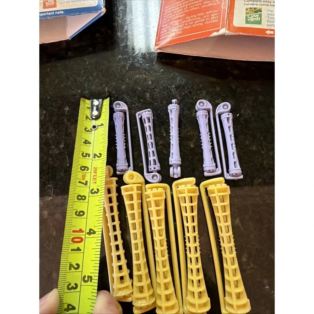 Vintage Toni Curlers Spin Curler Big Body 17 Count 2 Sizes w/boxes Hair Gillette